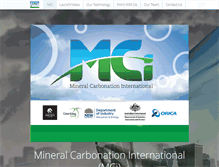Tablet Screenshot of mineralcarbonation.com